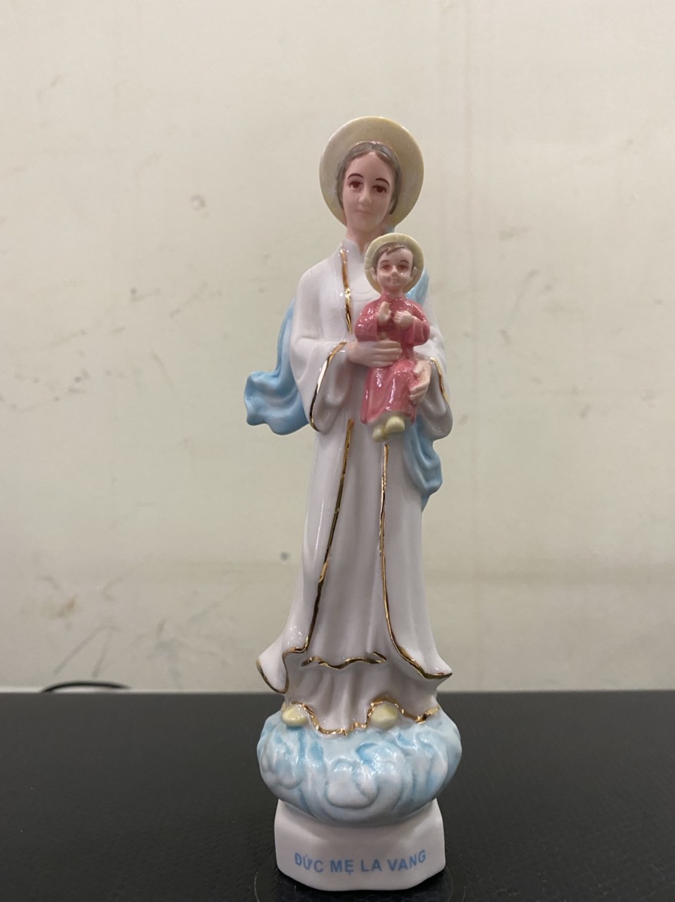 [HCM]172. Đức Mẹ La Vang Gốm Sứ 16cm