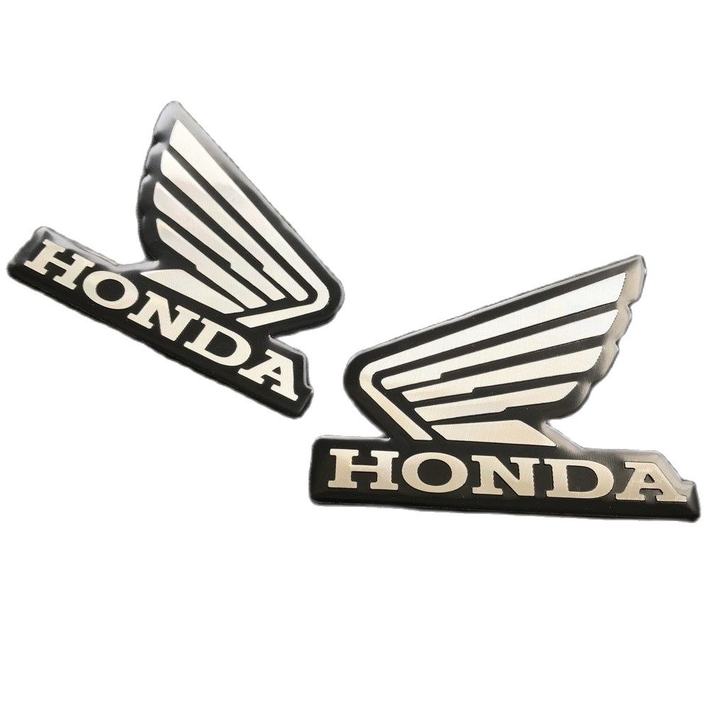 Tem chữ nỗi CÁNH CHIM HONDA gắn các loại xe máy (màu bạc)