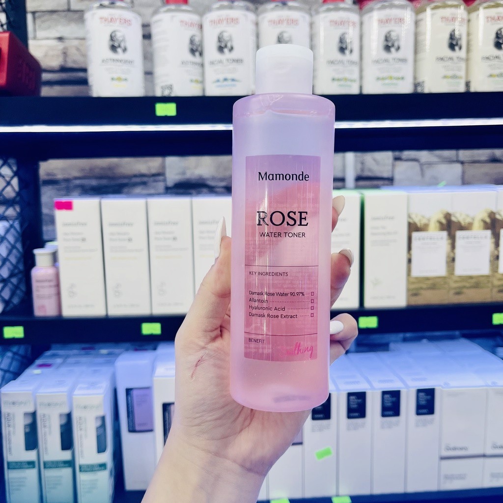 Nước Hoa Hồng Dưỡng Ẩm, Làm Dịu Da Mamonde Rose Water Toner [3 Size]