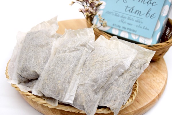 [HCM]Túi lọc thảo mộc tắm bé Wonmom 200g (10 túi lọc/10 lần tắm)