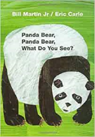 Panda bear, panda bear, what do you see