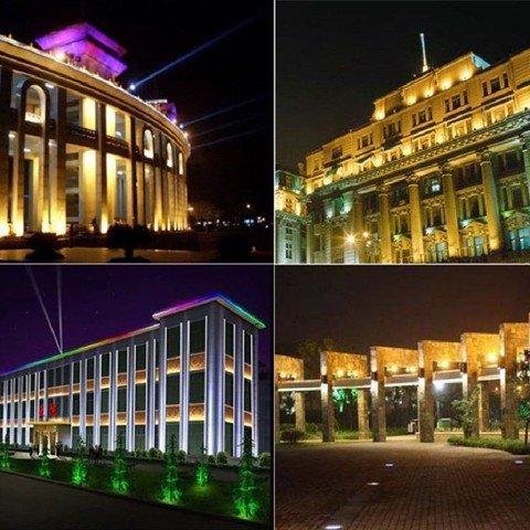 Đèn led pha 10W Vỏ trắng cao cấp