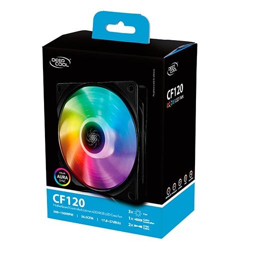 Quạt của vỏ máy vi tính Case Deepcool CF-120 RGB (1 Fan)
