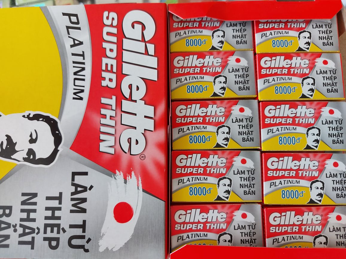 LƯỠI LAM GILLETTE SUPER THIN HỘP 5 X 20