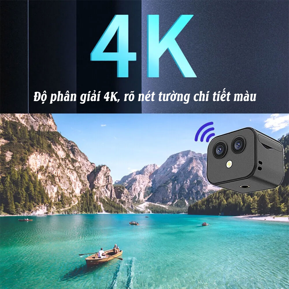 Camera wifi không dây camera mini siêu nhỏ kết nối điện thoại cammera