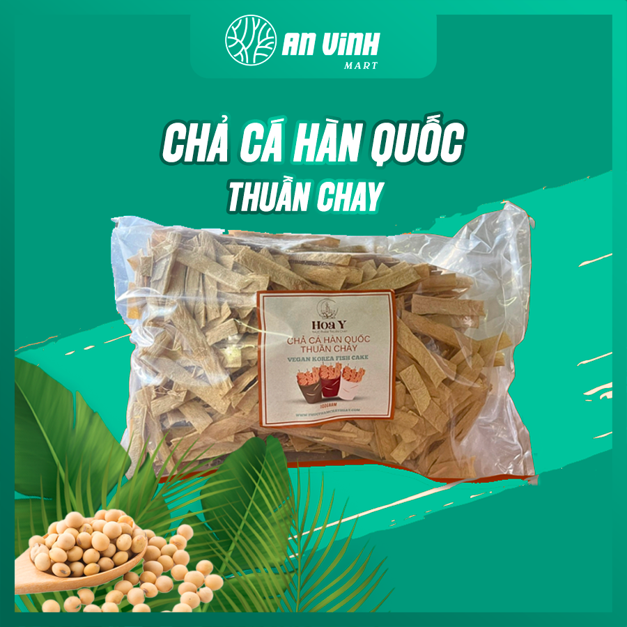 Chả cá Hàn Quốc thuần chay hiệu Hoa Y 100gr - 500gr