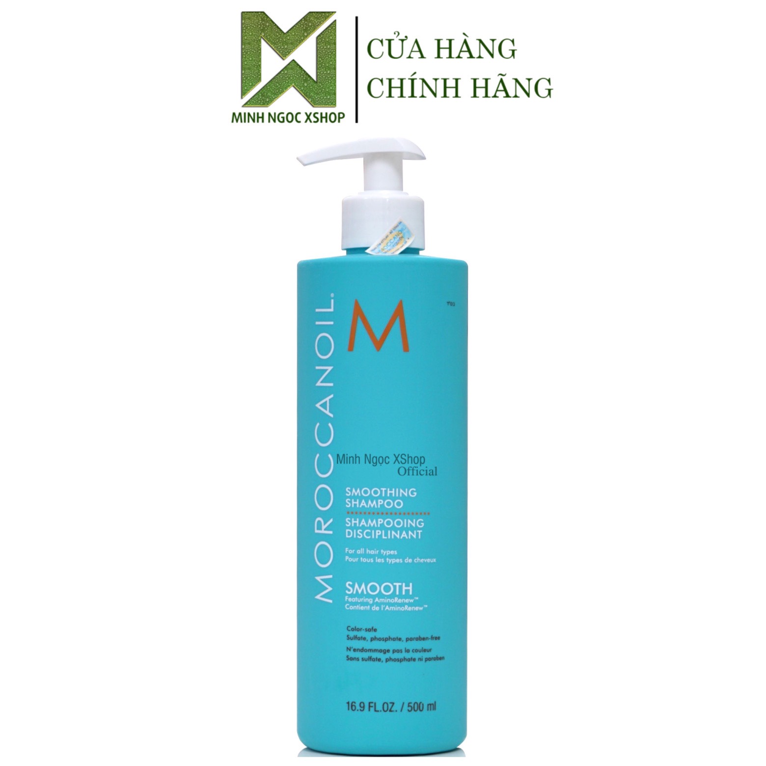 Dầu gội suôn mượt Moroccanoil Smoothing Shampoo 500ML chính hãng