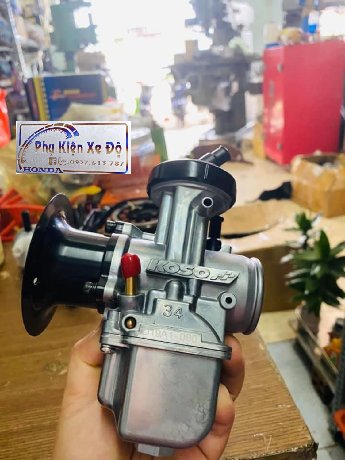 Tên sản phẩm bình xăng koso 34mm