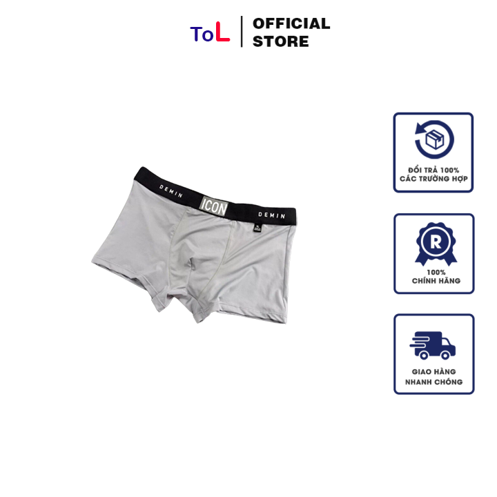 [FreeShip Max] (Combo 3 Quần) Quần Sịp Nam Boxer ICON Demin Cao Cấp