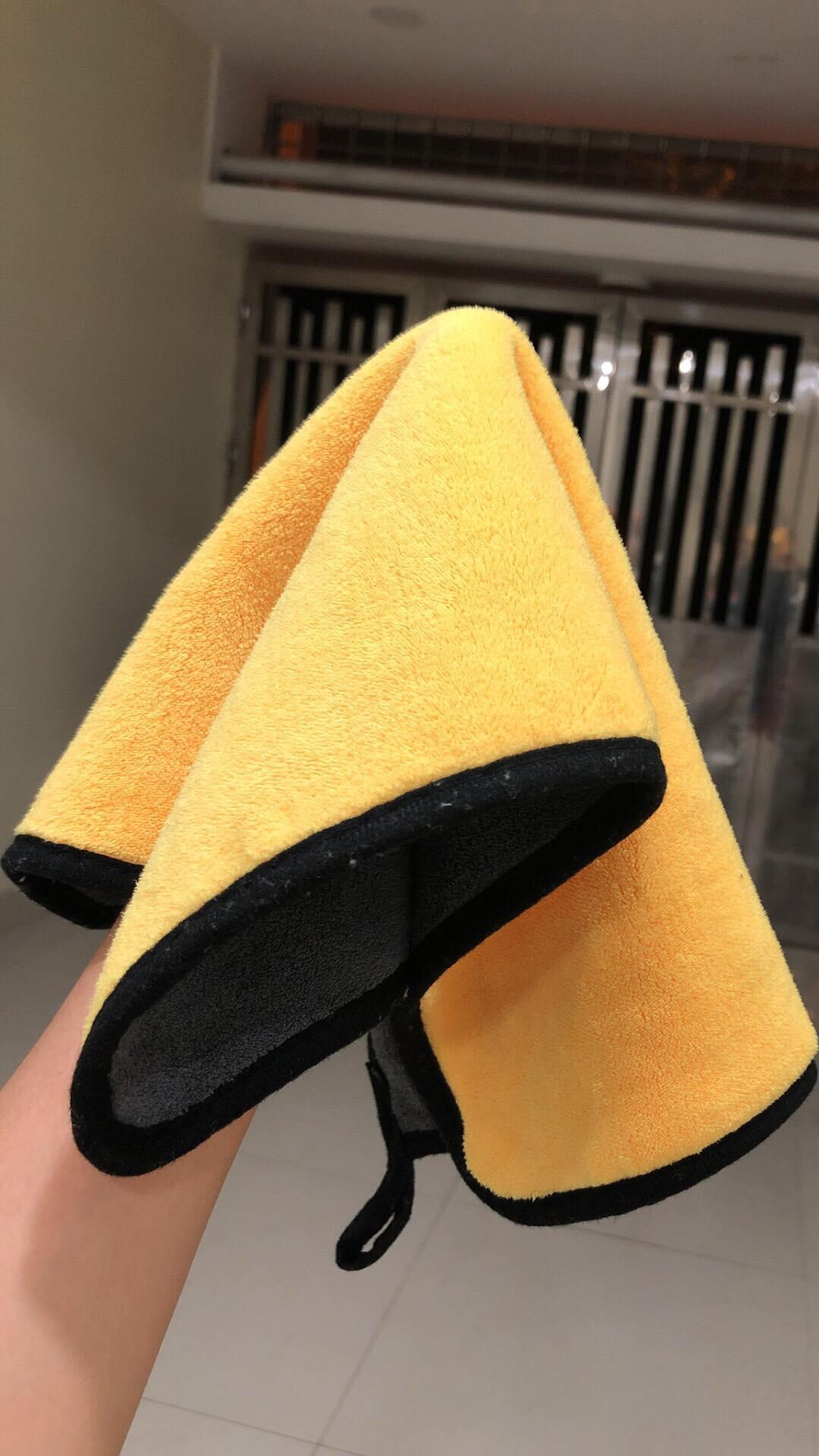 Khăn microfiber siêu dày, khăn lau xe chuyên dụng