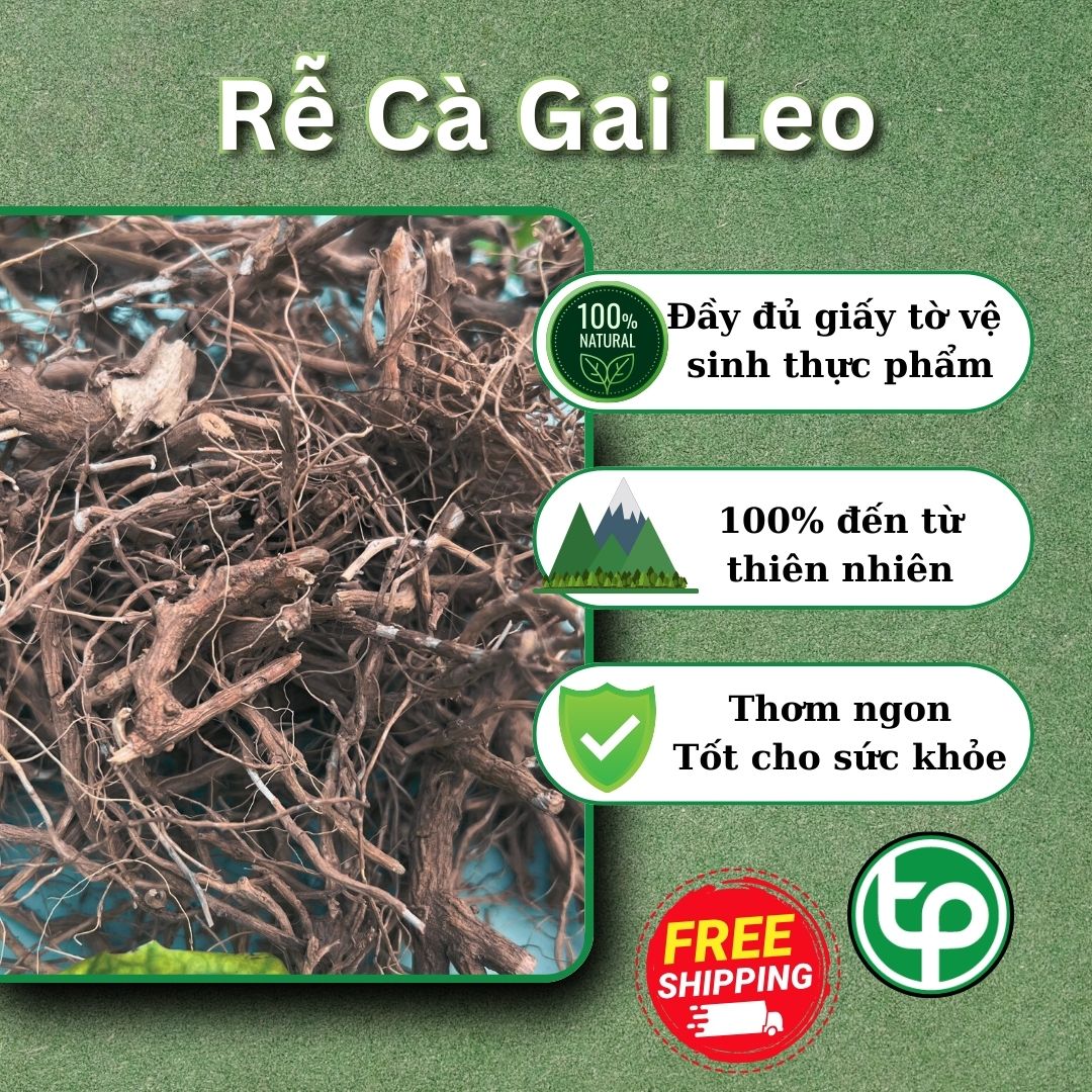 [Trà ngon mới nhập về] Rễ cà gai leo 1kg khô - Hàng công ty chất lượng cao hỗ trợ cải thiện sức khoẻ