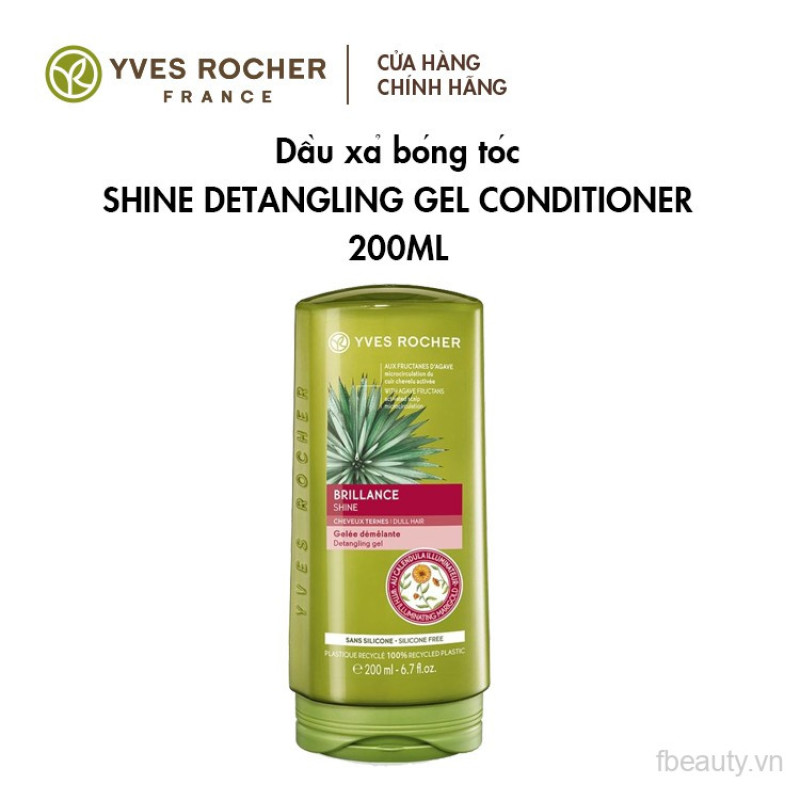 Dầu Xả Bóng Tóc Yves Rocher Shine Detangling Gel Conditioner 200Ml cao cấp