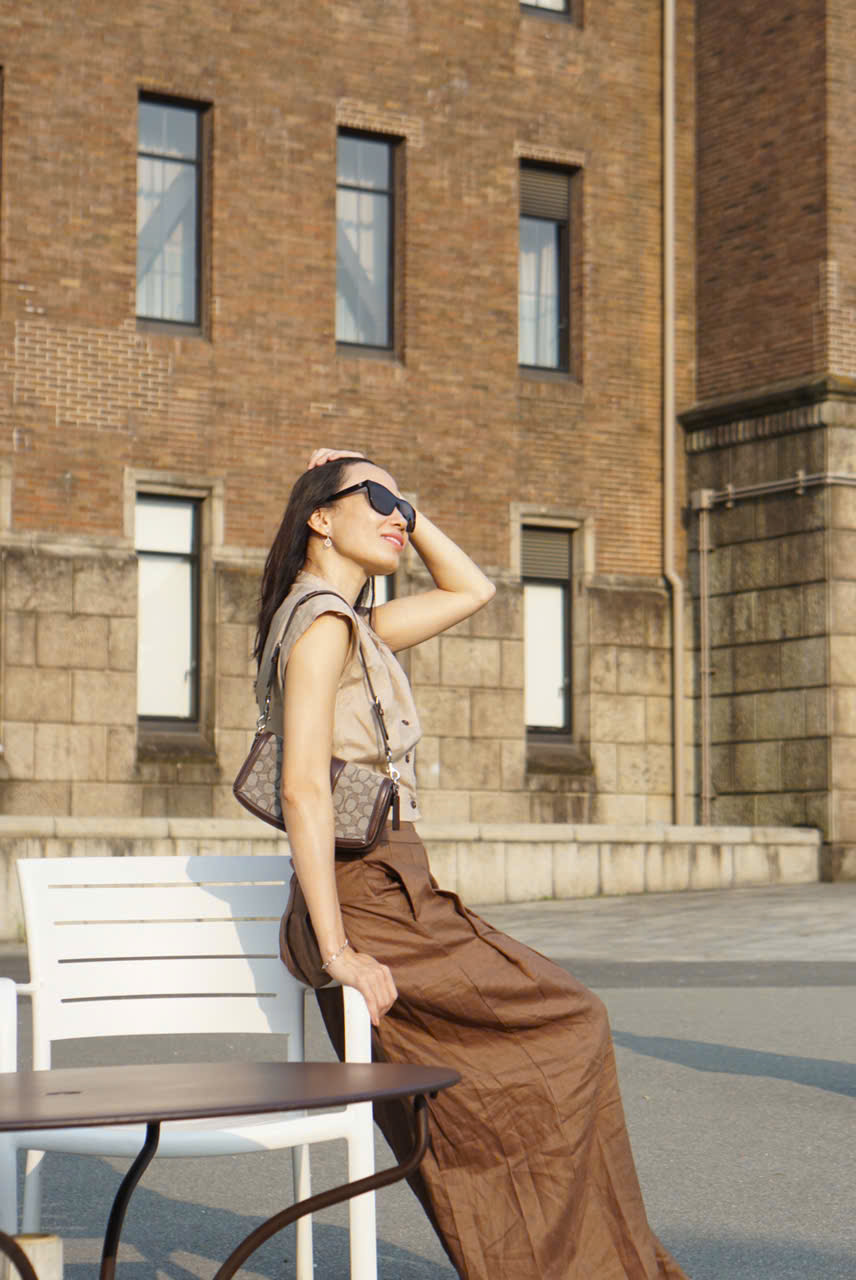 Áo top giả vest linen ALMA - MaxMessi
