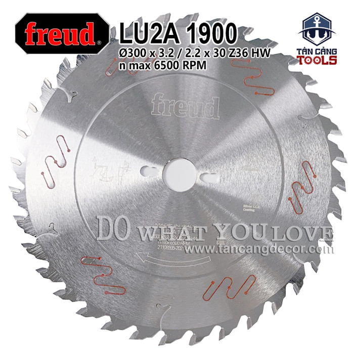 Lưỡi cưa gỗ hợp kim 305 x 30 mm x 36t freud lu2a 1900