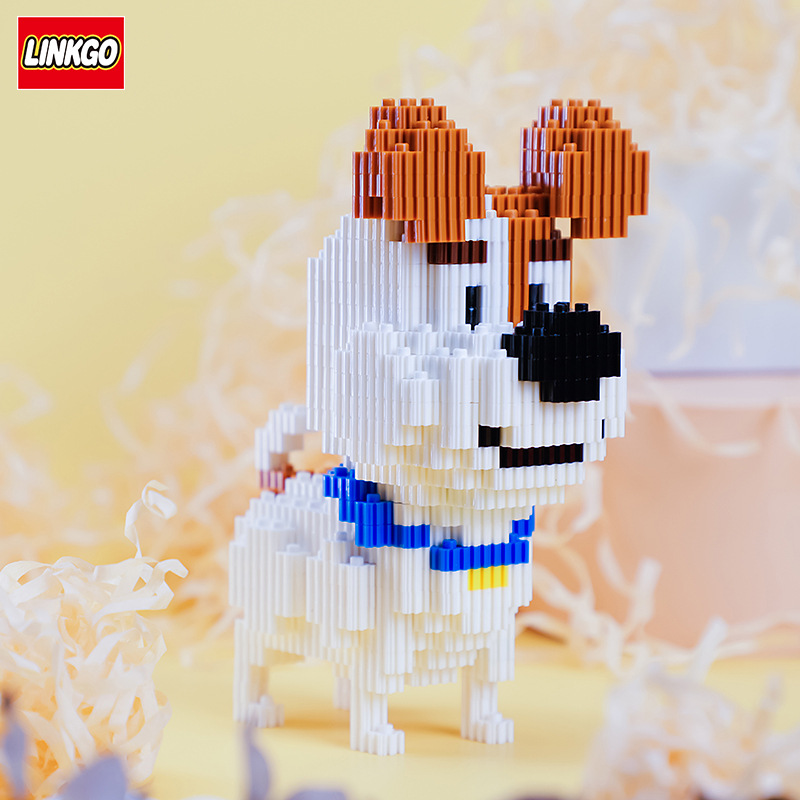 Bộ đồ chơi lắp ráp Đẳng Cấp Thú Cưng - Mô hình 3D LINKGO Nanoblock