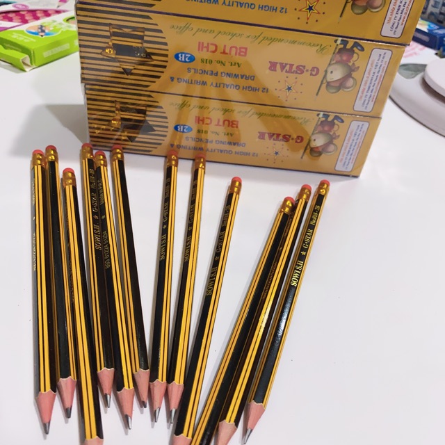 ộp 12 cây viết chì gỗ 2B G-star 018