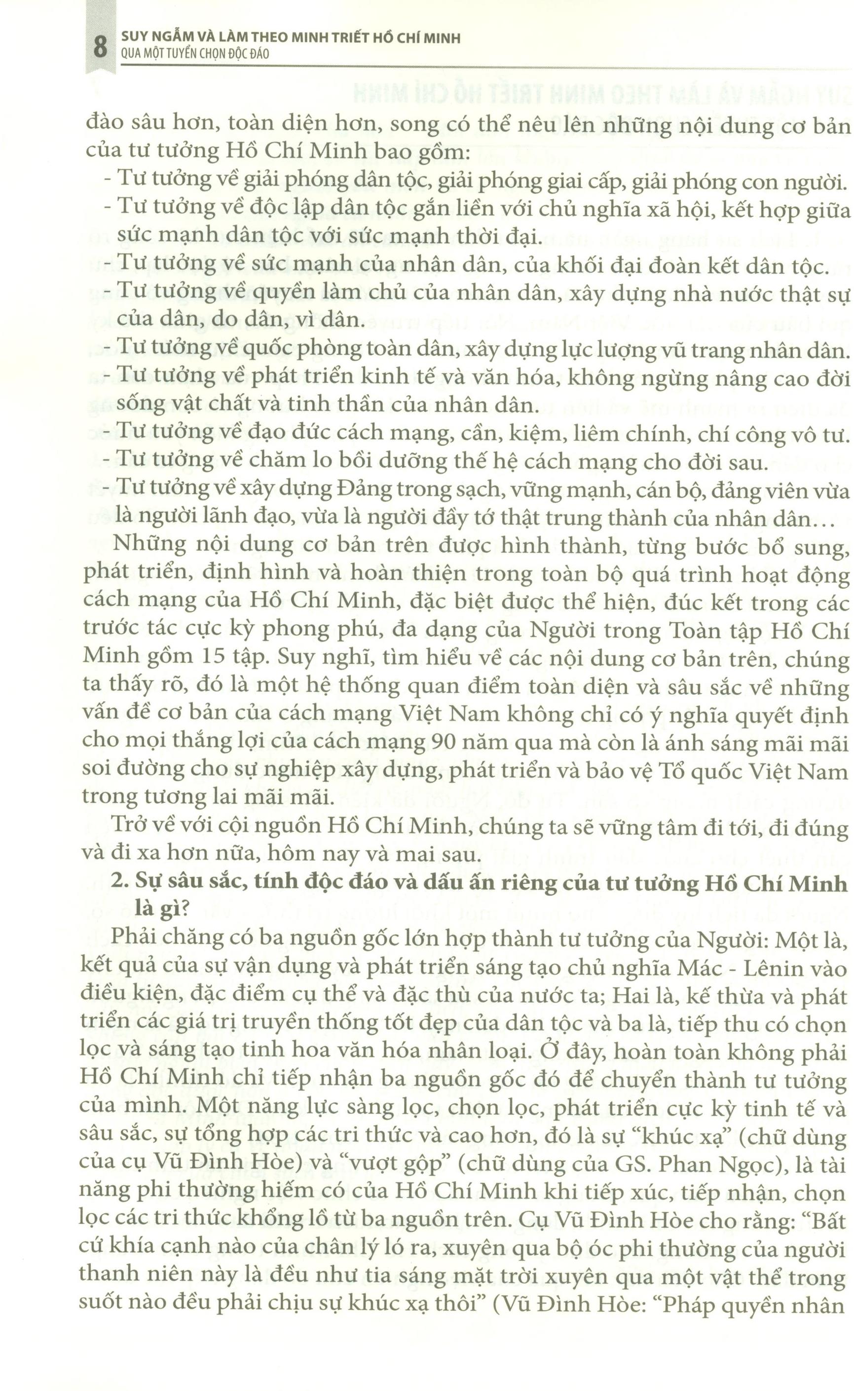Hồ Chí Minh Danh Ngôn, Tư Tưởng - Đạo Đức (bìa cứng)