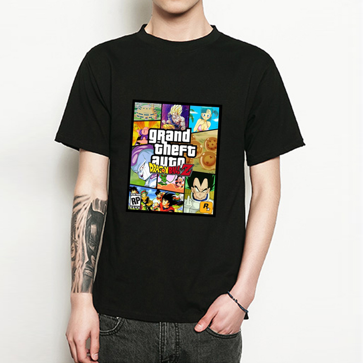 [HCM]Áo thun Nam Nữ GTA DGB ĐEN Anam Store