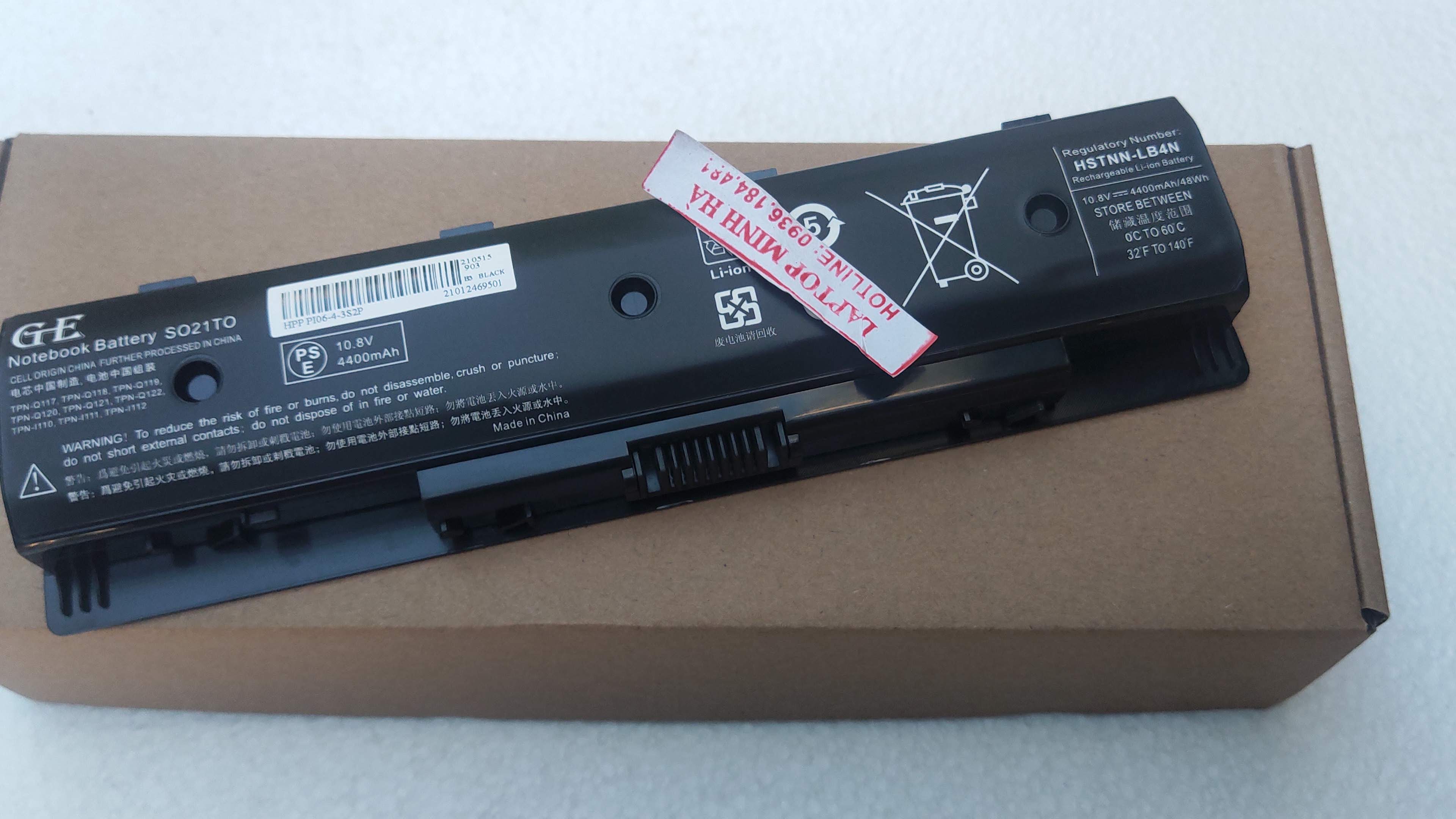 Pin laptop HP 15-e043cl, Pin  HP 15-e043cl