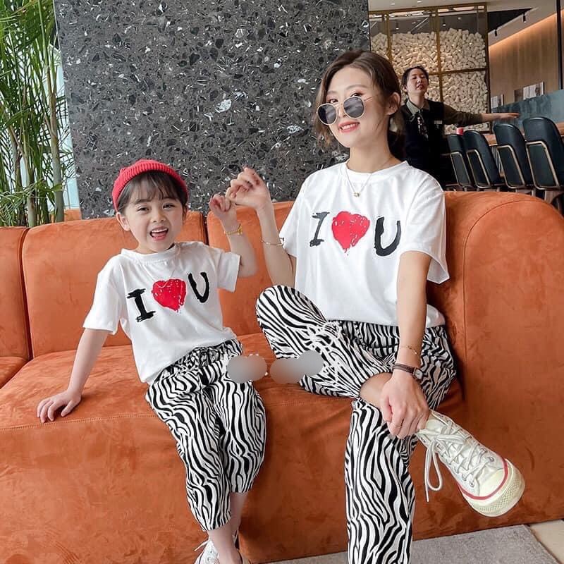 Set mẹ con I ❤️ you