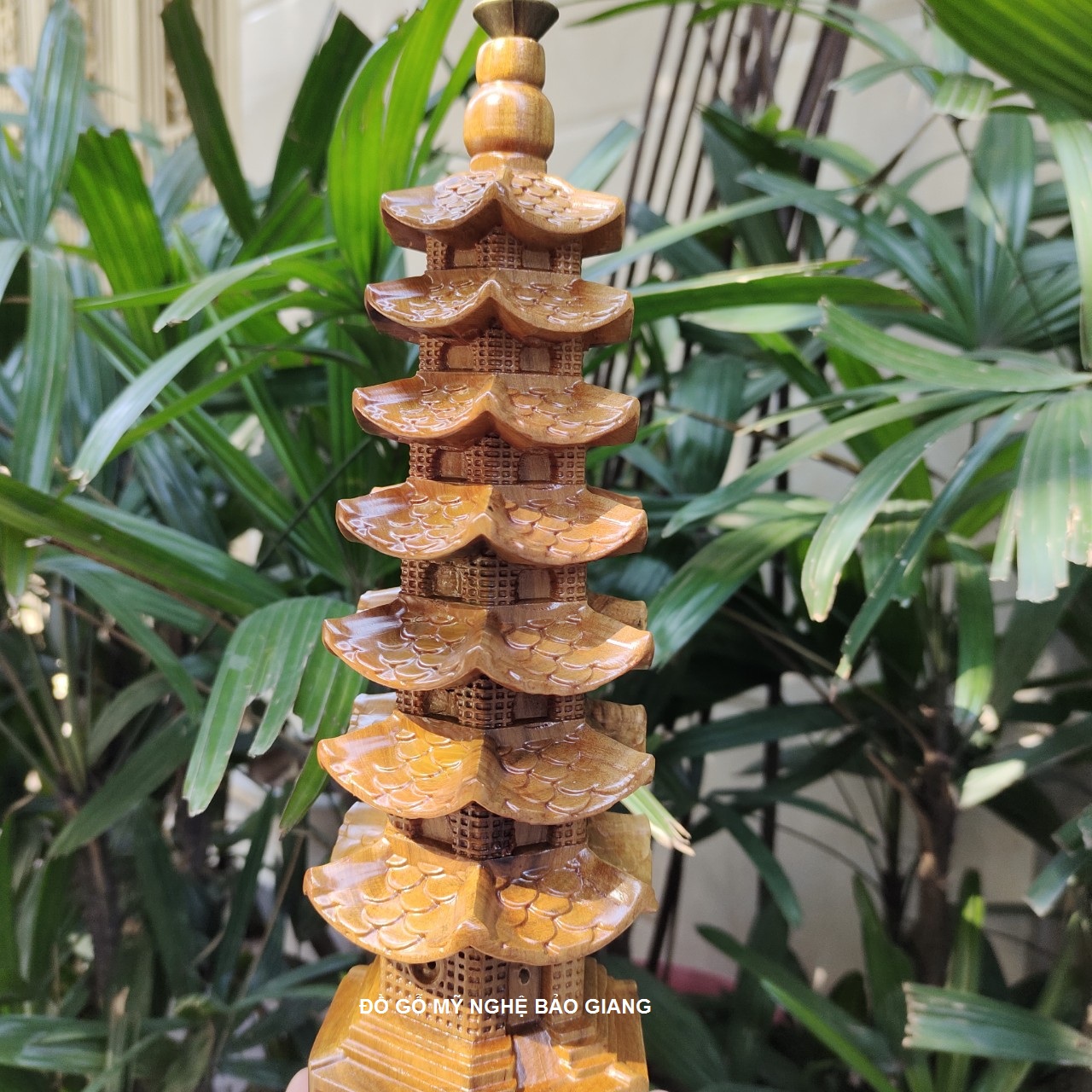 Bảo tháp xông trầm gỗ bách xanh Cực Đẹp
