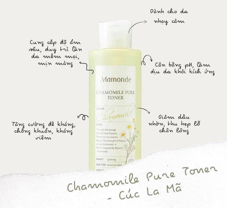 Nước hoa hồng Mamonde Toner