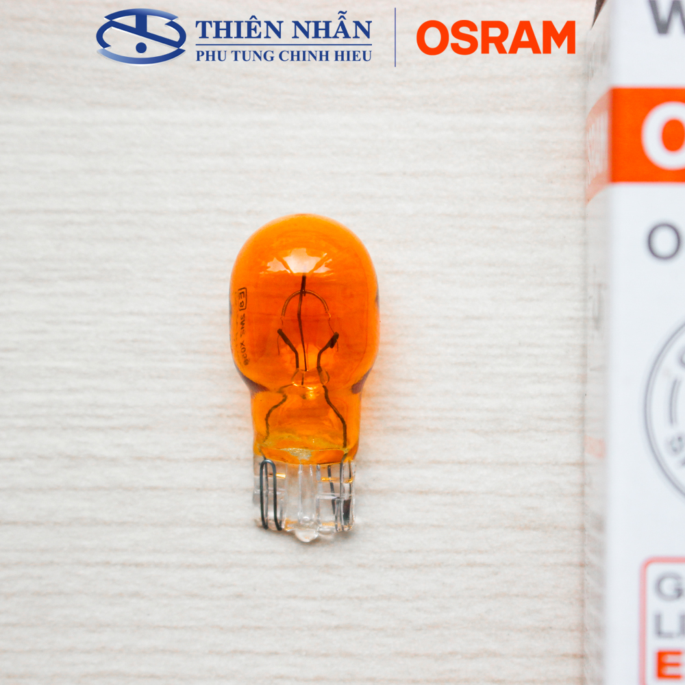 Bóng đèn Halogen OSRAM T13 xi nhan vàng nhiều dòng xe máy Wave, Dream, Future,..(92910A)