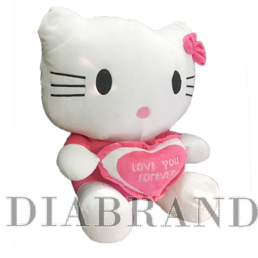 [HCM]Thú nhồi bông hình Kitty ôm tim Diabrand