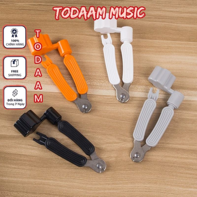 [Guitar & Ukulele] Dụng Cụ Thay Dây Cắt Dây Guitar 3 Trong 1