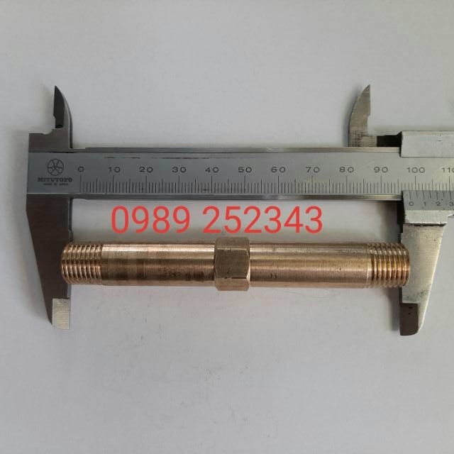 Nối Thau 2 Đầu Ren ngoài 13mm