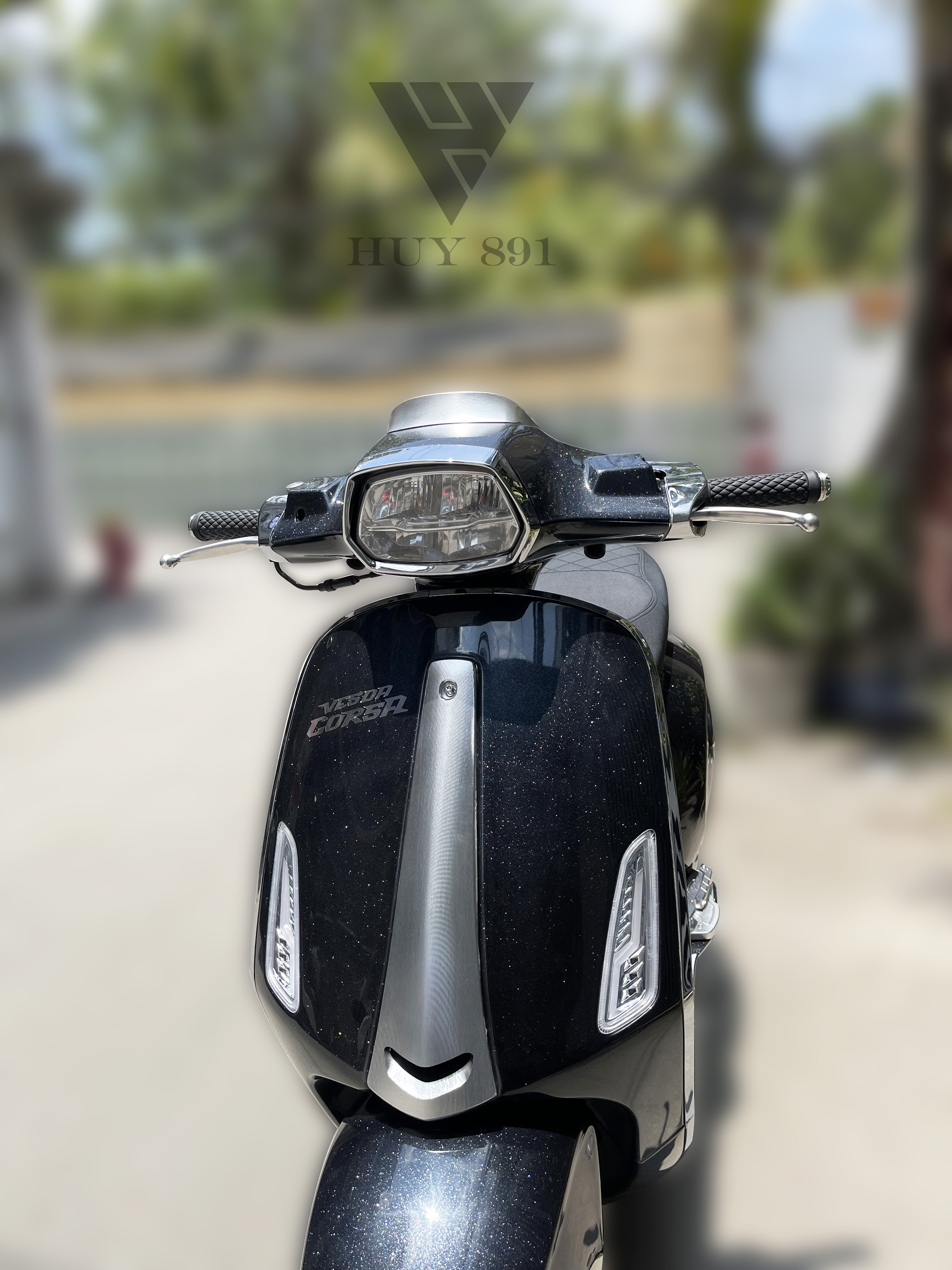 Đèn pha led 2 tầng (hàng OEM) dành cho Vespa Sprint