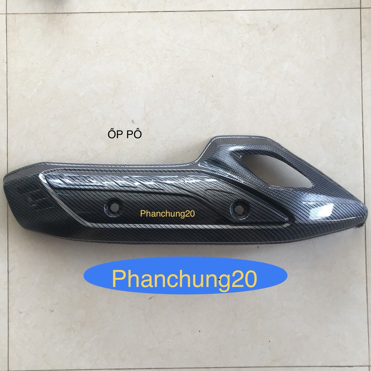 SH 2012 2013 2014 2015 2016 ỐP CHE PÔ ( CHỤP BÁCH PÔ ) DÙNG CHO ĐỜI XE SH CROM / CACBON