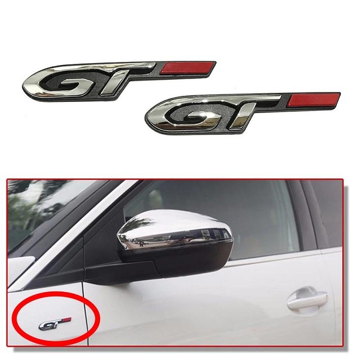 [HCM]Chữ nổi GT dán xe ô tô