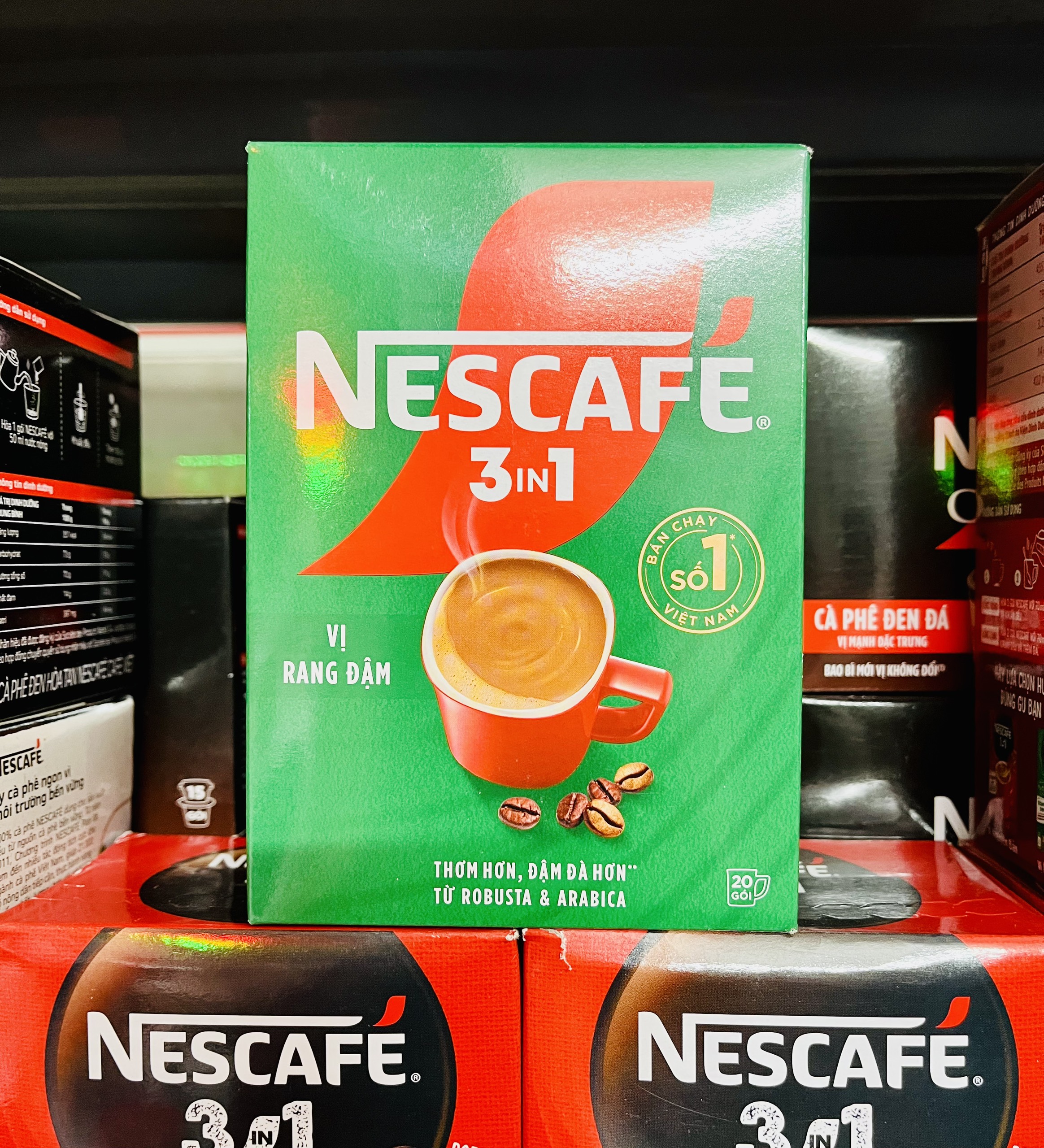 Black Coffee/Nescafe Black/Red/Blue/Yellow Milk Coffee in Box Form (10-15-18 Packs X 16-24g)