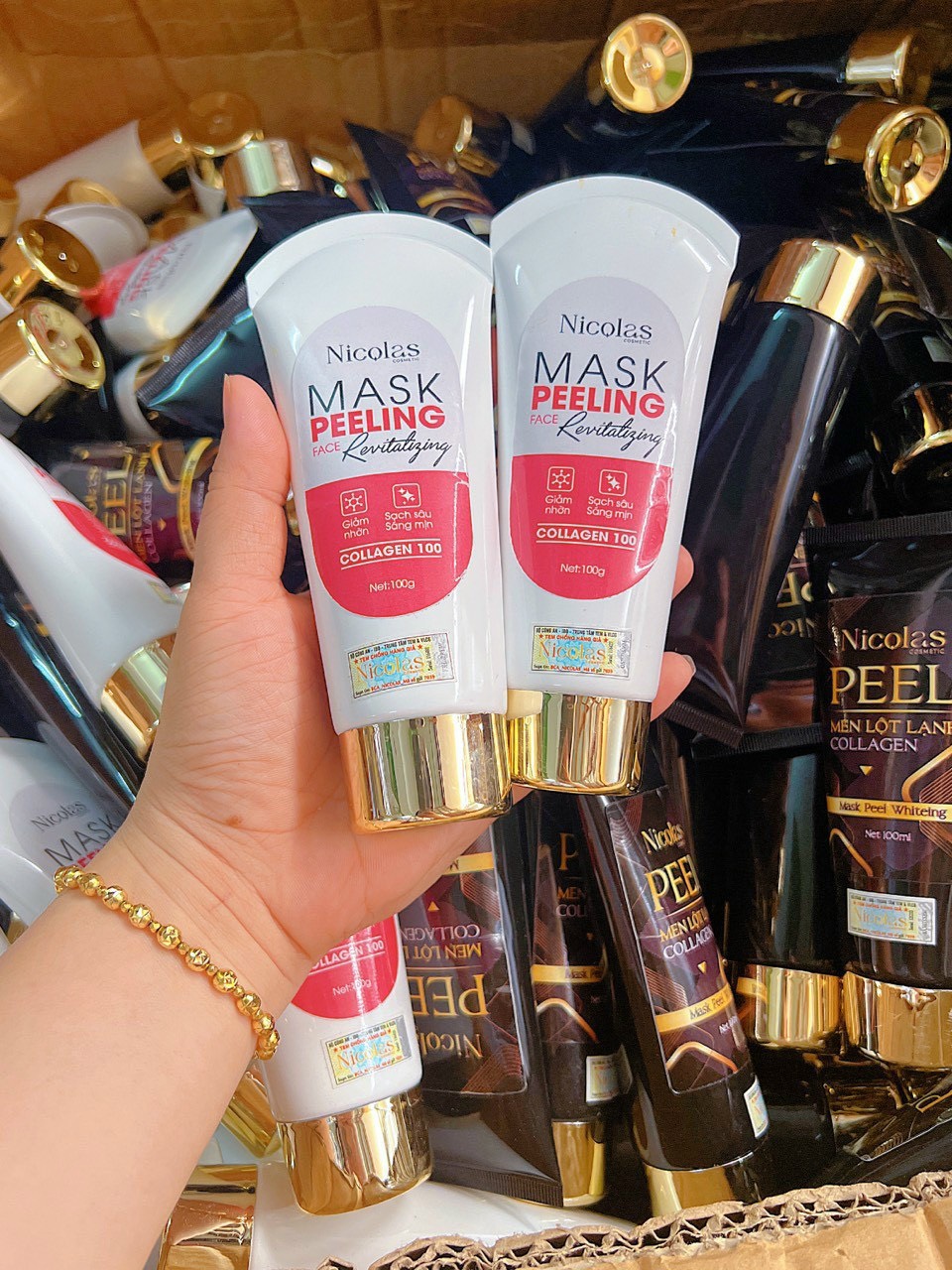 PEEL NICOLAS FACE LỘT LẠNH CHO DA MẶT
