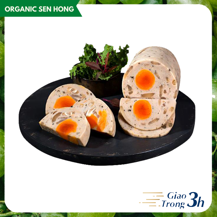 Chả lụa bì trứng muối 200gr