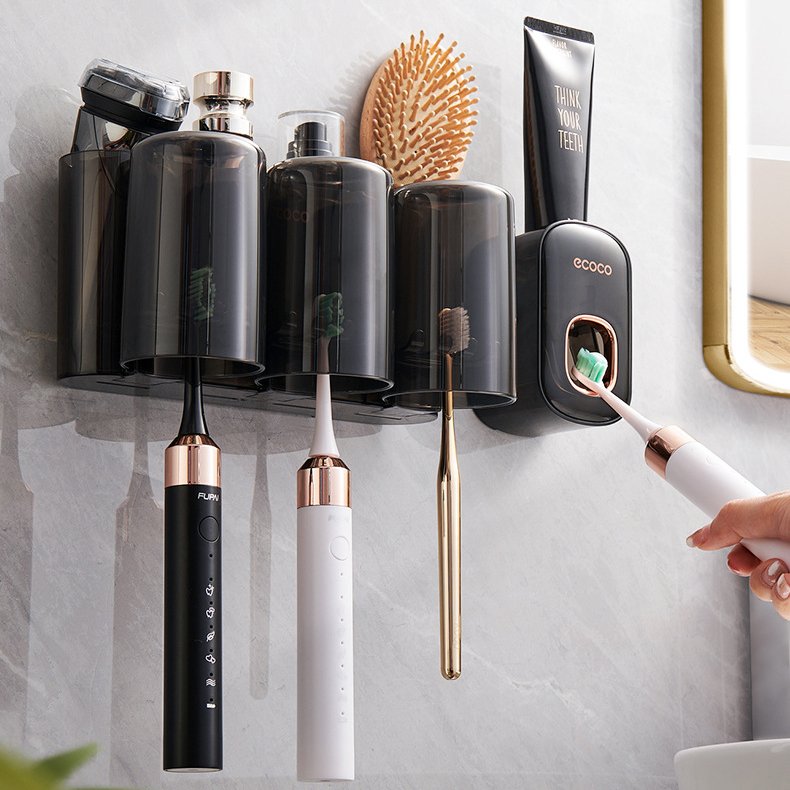 Bộ kệ nhả kem đánh răng Ecoco cao cấp 2023