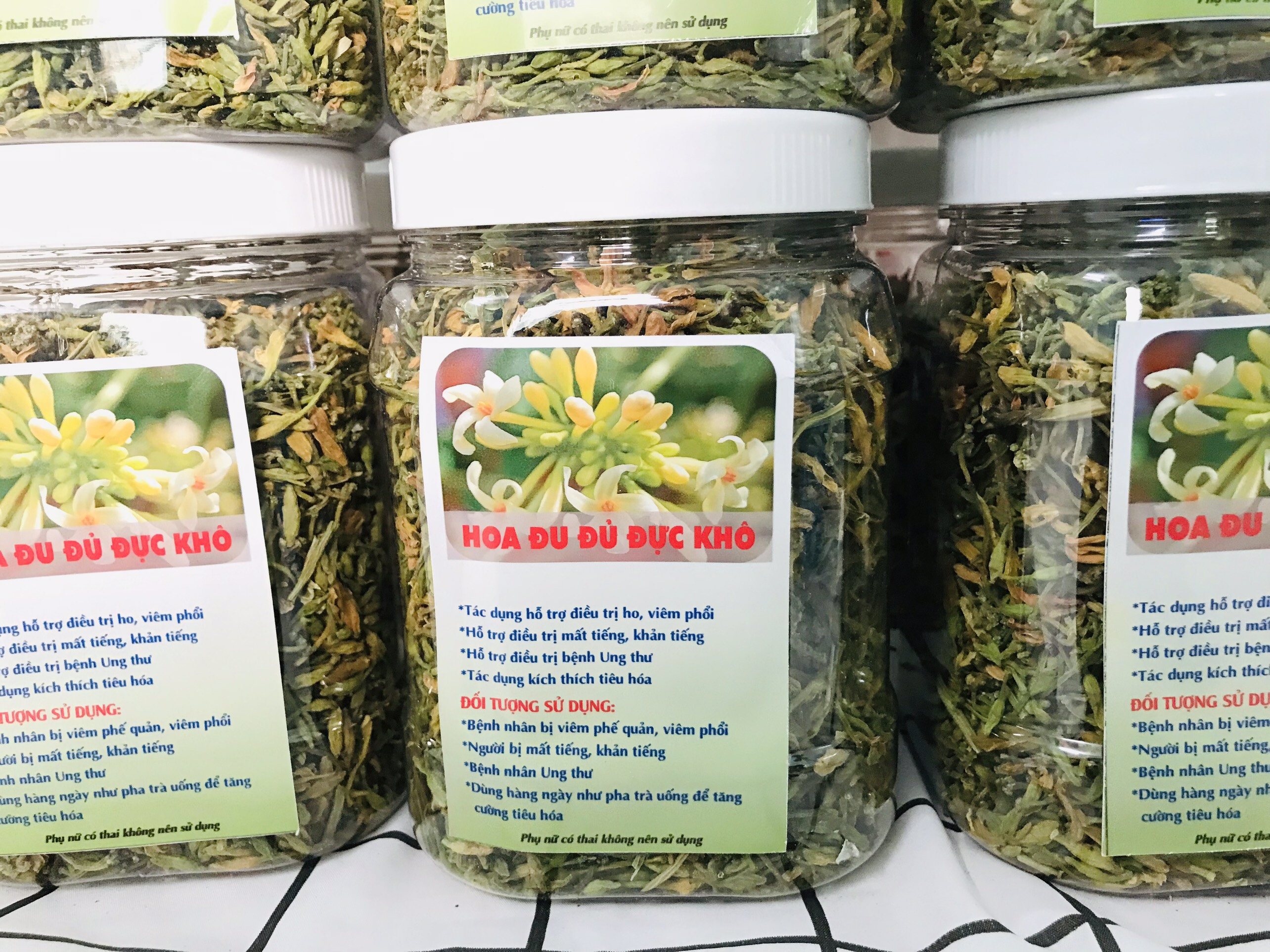 ( Hủ 200gram)Hoa đu đủ đực khô pha uống như trà