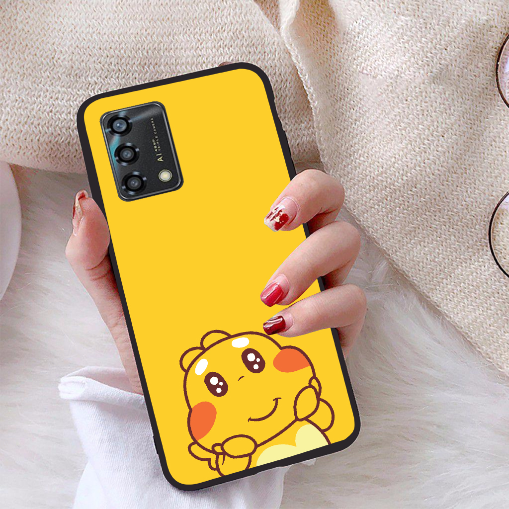 Ốp lưng Oppo A95 4G viền dẻo TPU BST Khủng Long Lai Ong