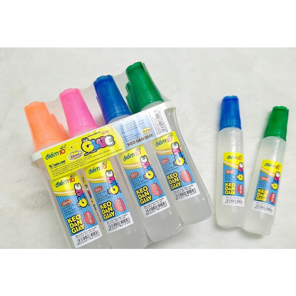 Keo Dán Giấy Thiên Long G08 - 30ml (1 Chai)