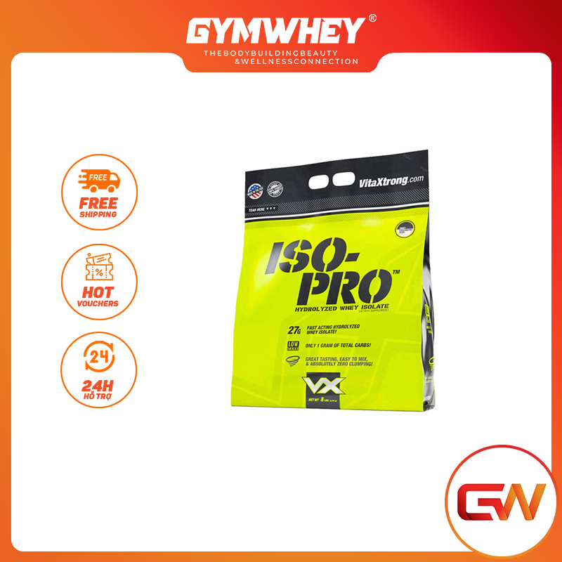 Sữa Dinh Dưỡng Tăng Cơ Nhành VITAXTRONG ISO PRO 8lbs (3.7 kg)