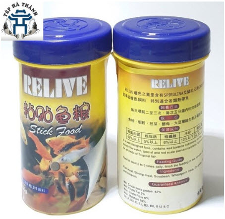 [Hoàn Tiền 10%] Thức Ăn Dán Kính Relive Cho Cá Cảnh (Hộp 100 Viên)