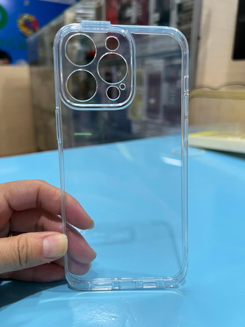 Ốp Lưng iPhone 14 Pro Silicon Dẻo Trong Suốt Mỏng Hiệu Baseus