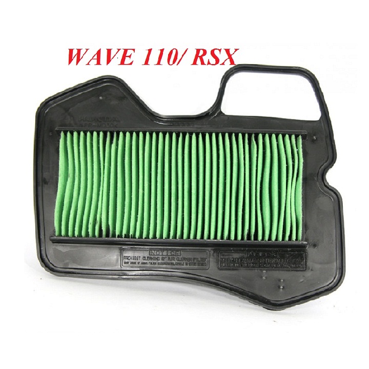 Lọc gió xe máy  Wave S110cc, RSX 110cc,Wave RS 110cc Wave 110cc