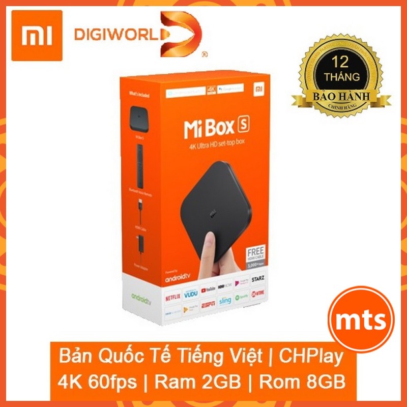 Bảng giá Đầu Android TV MIBOX S 4K QUỐC TẾ | BH 12 tháng Chính Hãng Digiworld - Minh Tín Shop