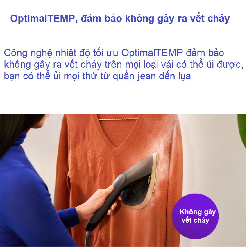 Bàn là, bàn ủi hơi nước dạng đứng đa năng thương hiệu Philips AIS8540 Serial 8500 - Hàng nhập khẩu bảo hành 12 tháng
