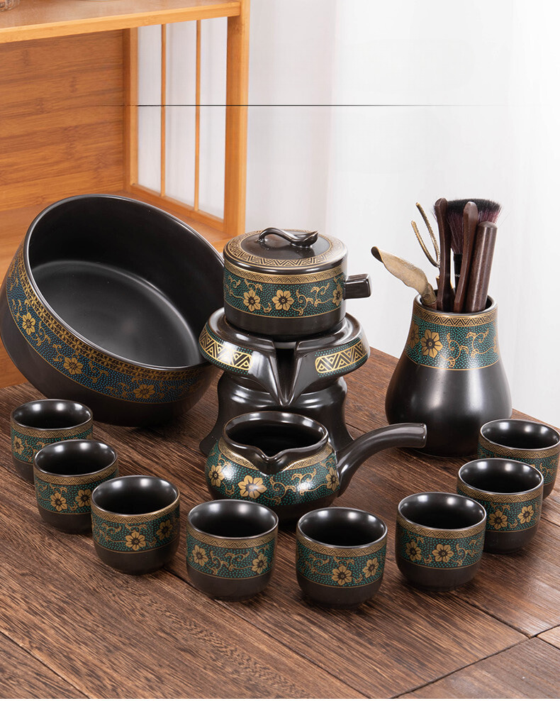 Bộ Ấm Chén Pha Trà Cối Xay Gốm Sứ thương hiệu Gosu