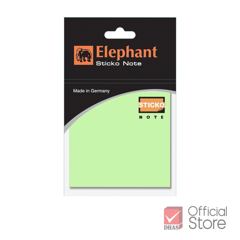Giấy note, giấy ghi chú 3x3cm Elephant (Thái Lan)
