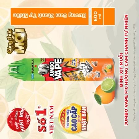 BÌNH XỊT MUỖI JUMBO VAPE 600ML
