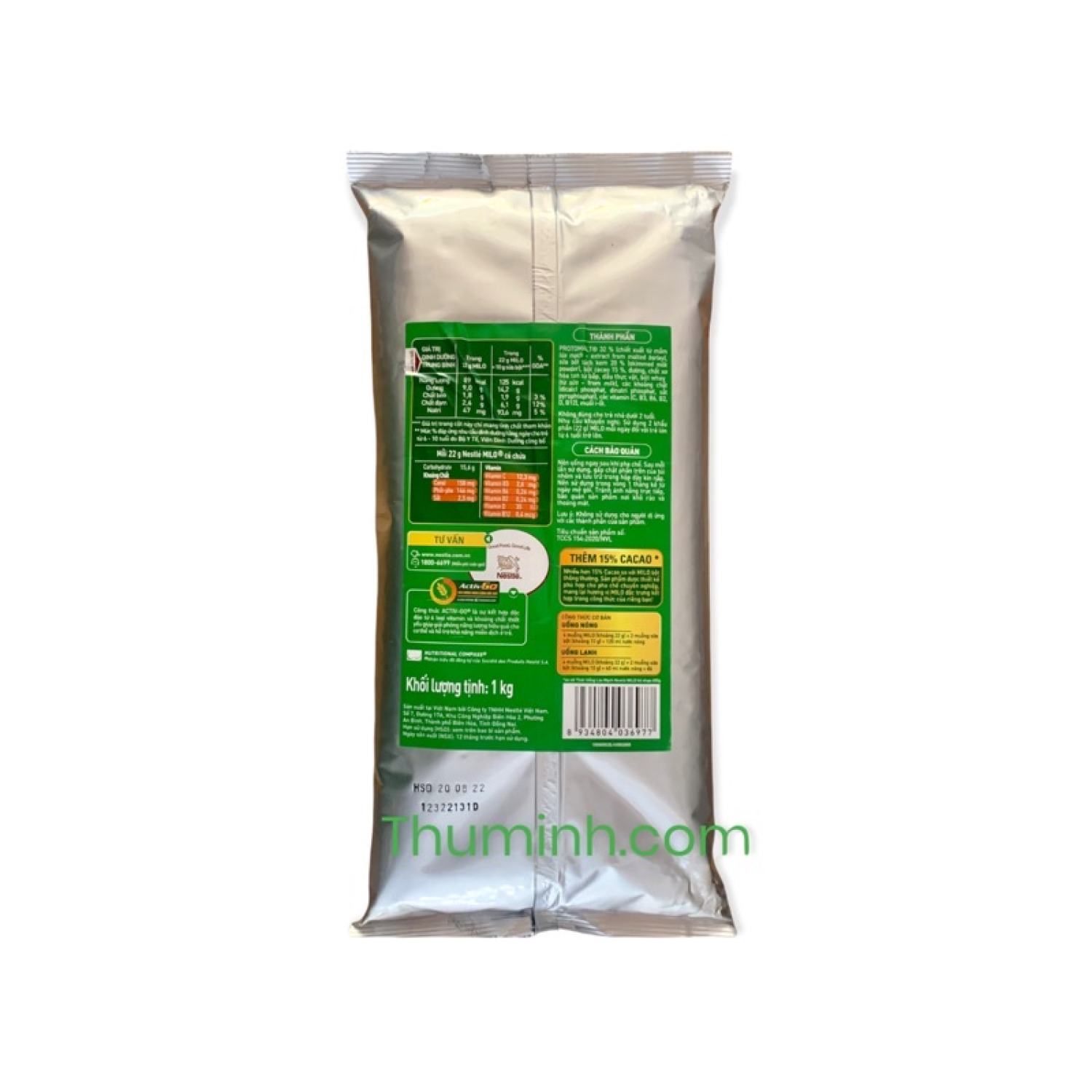 Bột Milô Nestle Gói 1 Kg